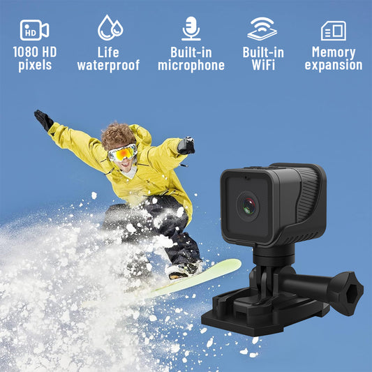 Cámara Deportiva 1080p HD Resistente al Agua con WiFi y Control por Móvil - Image 2