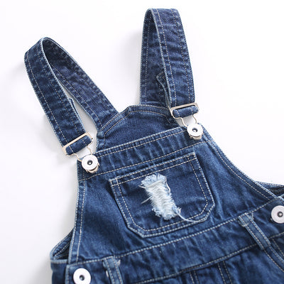 Pantalones Vaqueros Infantiles con Tirantes Ajustables - Image 6