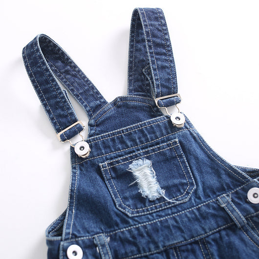 Pantalones Vaqueros Infantiles con Tirantes Ajustables - Image 6