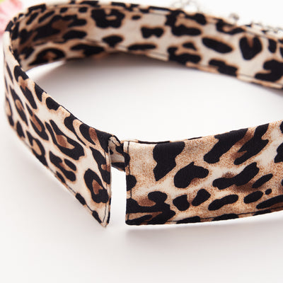 Suéter Estampado de Leopardo para Mujer - Cuello Camisero Versátil - Image 2