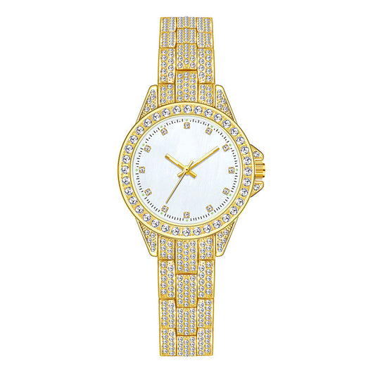 Reloj de Moda para Mujer con Diamantes Completos - Image 10