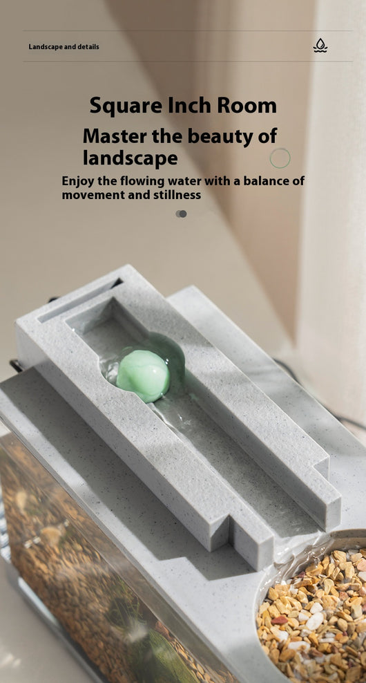 Acuario Nano con Filtro Silencioso y Flujo de Agua Ajustable - Image 20