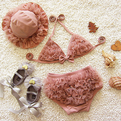 Traje de Baño Dividido para Bebé y Niña - Diseño Princesa - Image 7