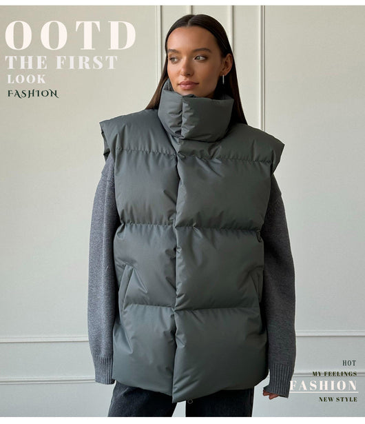 Chaleco de Algodón Premium Otoño Invierno Estilo Europeo - Image 15