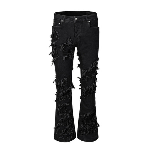 Pantalones Elásticos de Alta Gama Tide Street - Comodidad y Estilo Erosionado