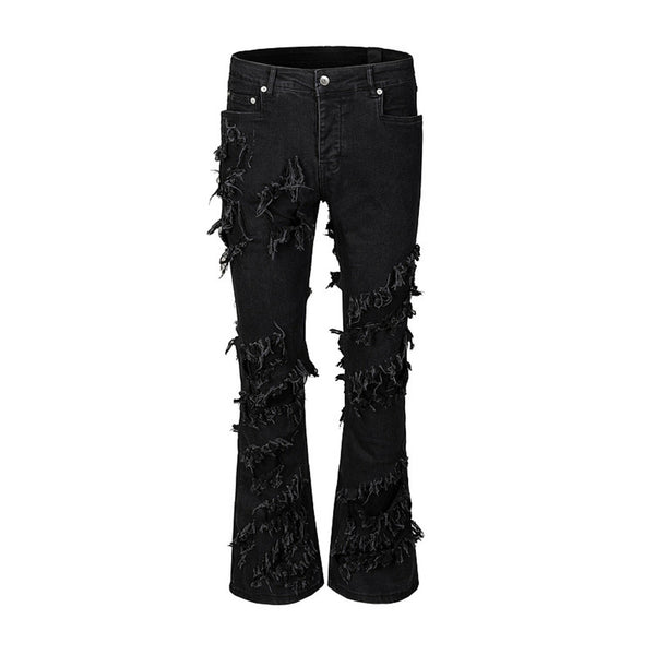 Pantalones Elásticos de Alta Gama Tide Street - Comodidad y Estilo Erosionado