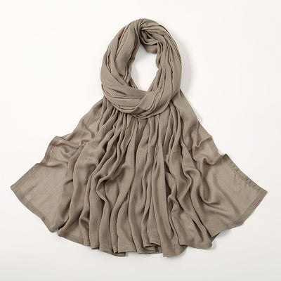 Pañuelo Modal Rayon Malayo Indonesio Colores Sólidos Transpirable - Image 25
