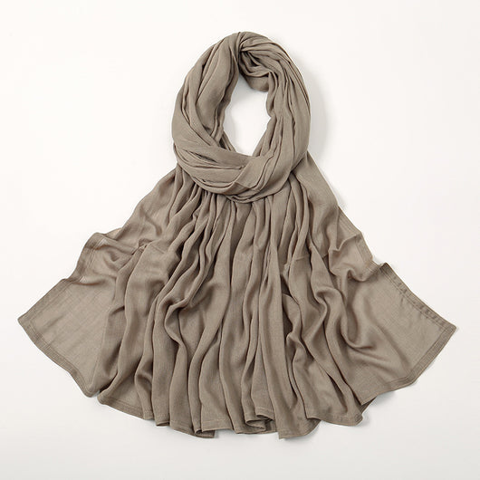 Pañuelo Modal Rayon Malayo Indonesio Colores Sólidos Transpirable - Image 25