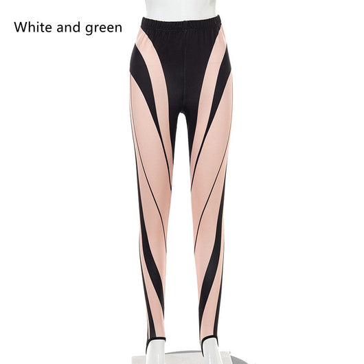 Leggings Estampados de Cintura Alta Slim para Mujer - Image 2