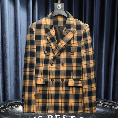 Blazer Slim Fit Cuadros para Hombre - Versátil para Negocios - Image 3