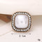 Jeans Button Hole Shoes Diy Accessories Bright Crystal Classic Estilo Ornament Accessories Upper Pearl Flower C432 Transparente