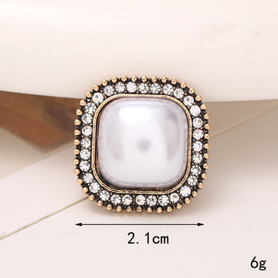 Adornos de Cristal Brillante para Zapatos - Accesorios DIY Estilo Clásico con Flor de Perla - Image 8