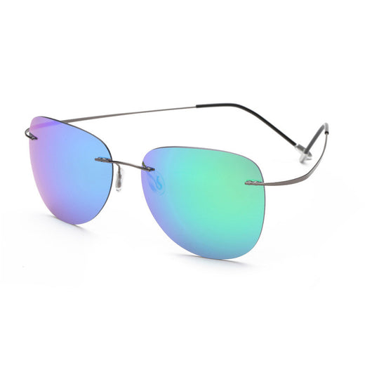 Gafas de Sol Polarizadas Rimless Toad para Mujer - Image 8