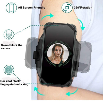 Brazalete Deportivo Multiusos con Bolsa Desmontable para Celular - Image 6