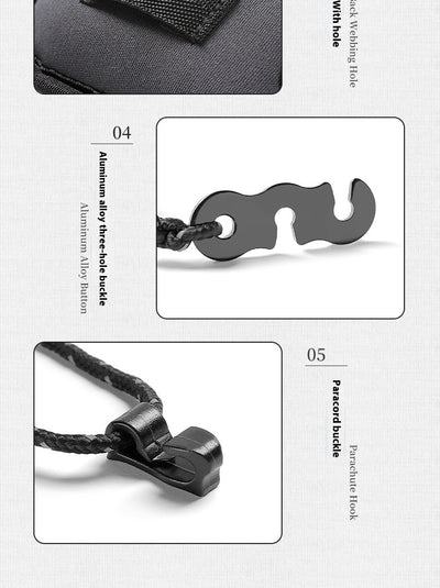Cuerda Reflectante Ajustable para Secar Ropa - Resistente al Viento y Almacenamiento - Image 11