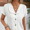 Cardigan Corto Liso de Botones para Mujer