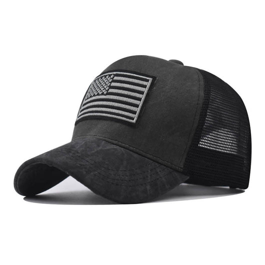 Gorra Hombre Lavada Desgastada Transpirable con Bordado - Image 8