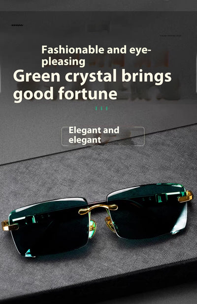 Vasos de Cristal Verde Oscuro para Atraer Prosperidad - Image 10
