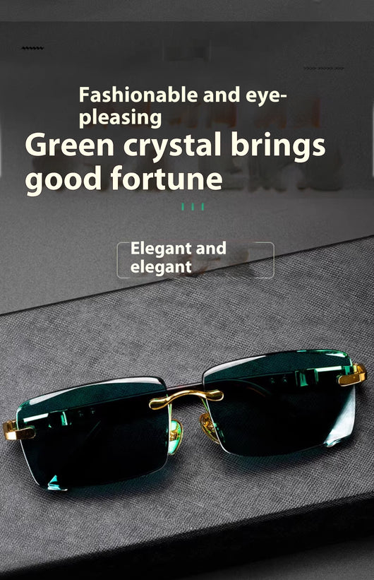 Vasos de Cristal Verde Oscuro para Atraer Prosperidad - Image 10