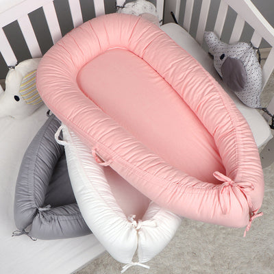 Cuna de Cama Sólida de Color Único - Image 23