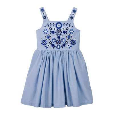 Vestido Infantil Tejido con Bordados Delicados - Image 6