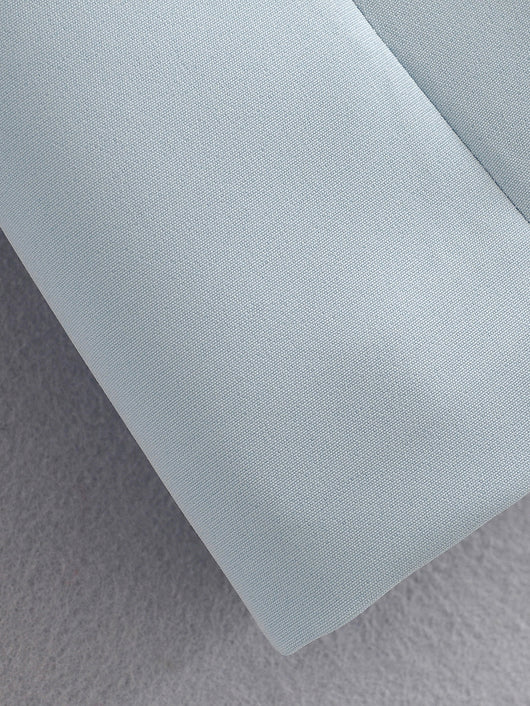 Traje Azul Metalizado de Doble Botonadura - Corte Midi Elegante - Image 20