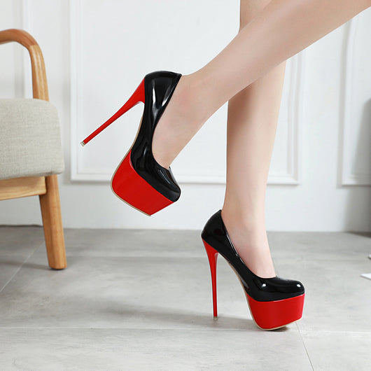 Zapatos de Tacón Alto Multicolor Sexy - Estilo Moderno
