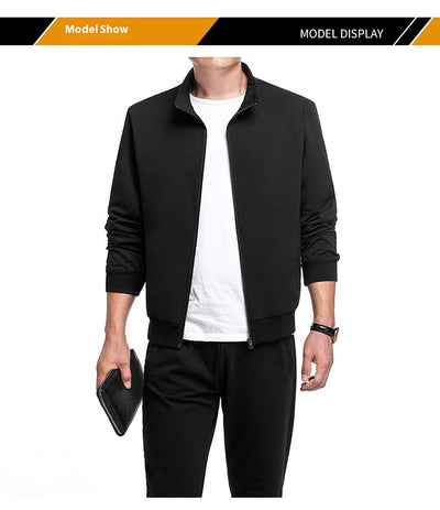 Conjunto Deportivo de 2 Piezas Talla Grande - Cardigan Casual Primavera Otoño - Image 14