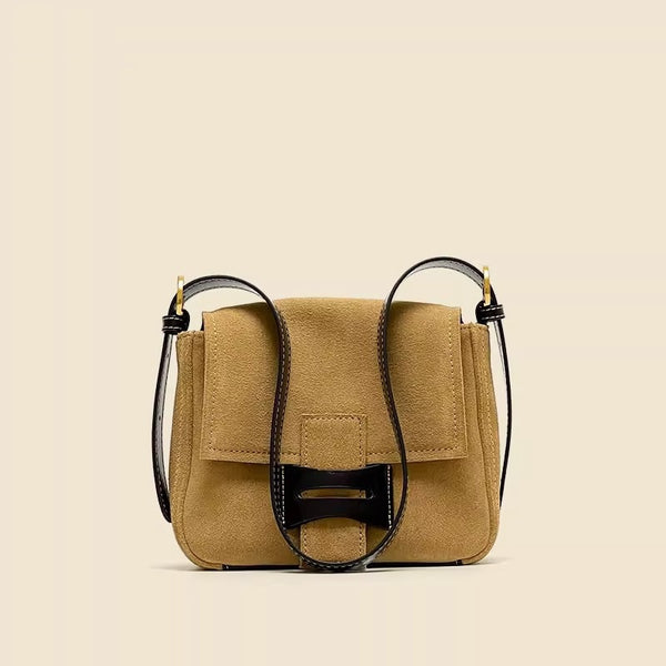 Bolso Mensajero de Cuero Genuino con Acabado Mate