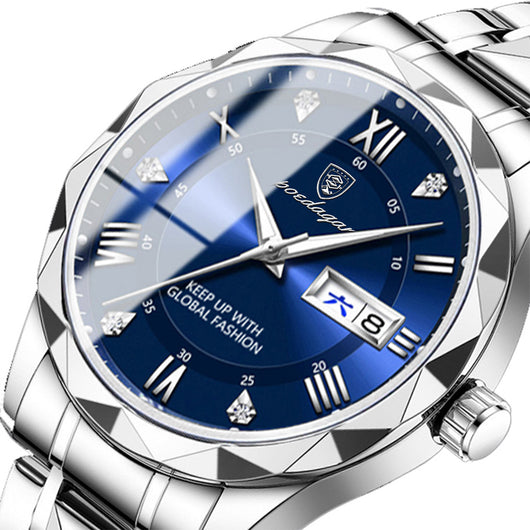 Reloj para Hombre con Correa de Cuero y Movimiento de Cuarzo - Image 9