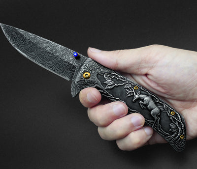 Cuchillo Plegable de Acero de Alta Dureza para Frutas - Image 11