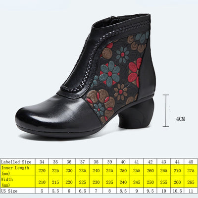 Zapatos de Cuero Genuino para Mamá con Forro de Algodón y Terciopelo - Image 8