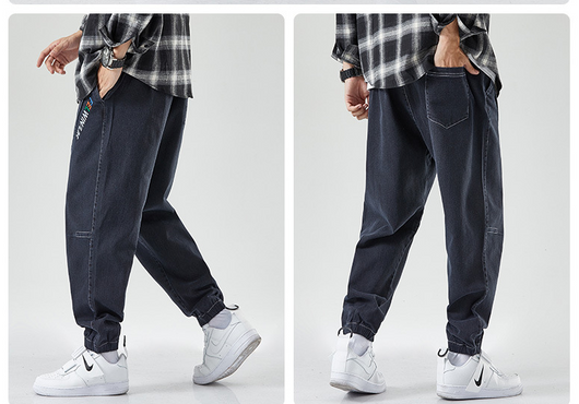 Pantalones Casuales Estilo Coreano Capri Ajustados - Image 5