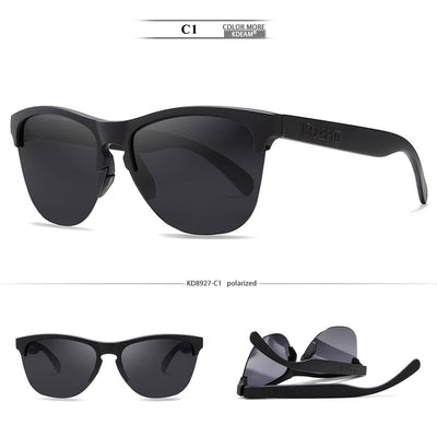 Gafas de Sol Polarizadas Media Montura TR90 para Hombre Estilo Europeo - Image 6