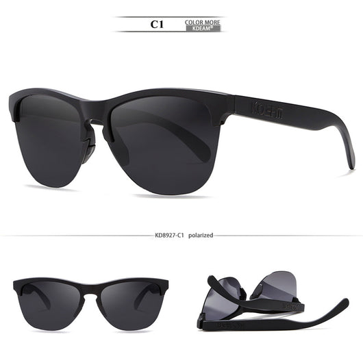 Gafas de Sol Polarizadas Media Montura TR90 para Hombre Estilo Europeo - Image 6