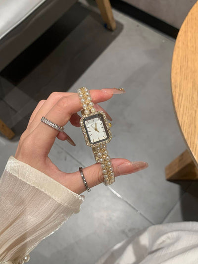 Reloj Pulsera de Perlas para Mujer - Elegancia Atemporal - Image 19