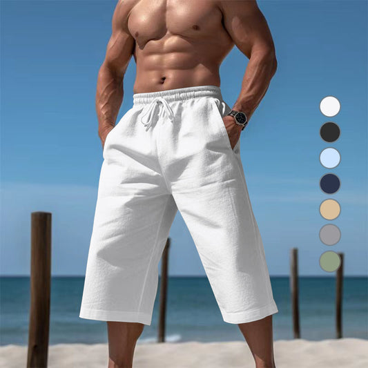 Pantalones Capri Casuales Transpirables para Hombre