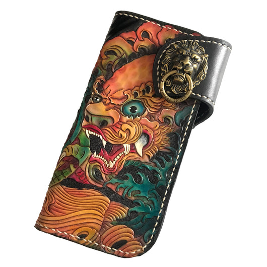 Billetera Artesanal de Cuero Genuino - Cartera Vintage Hecha a Mano - Image 8