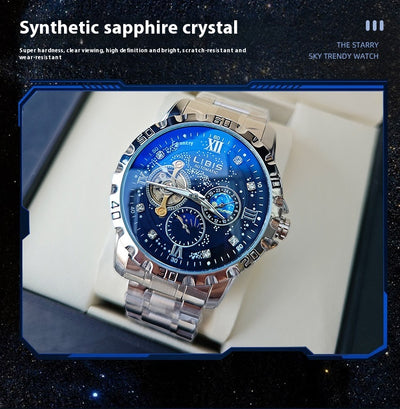 Reloj Automático Mecánico Impermeable con Esfera Luminiscente Estrellada - Image 6