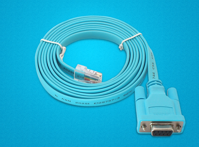 Cable de Red con Conectores RJ45 a Puerto Serial COM - Línea de Configuración para Router - Image 14