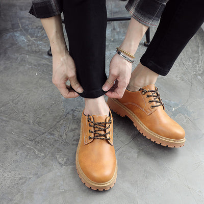 Botas Casuales Bajas de Trabajo - Zapatos Trendy Versátiles para Hombre - Image 4