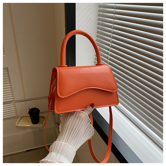 Bolsa Mensajero de Lona Elegante Color Sólido - Image 5