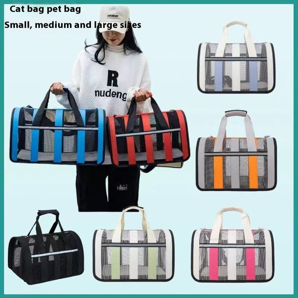 Bolsa Transportadora Crossbody para Mascotas - Diseño Portátil y Cómodo