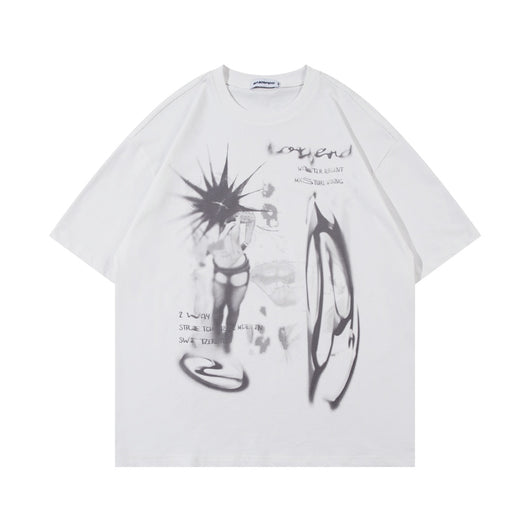 Playera Estampada Fuzzy 250g Manga Corta Premium - Image 2