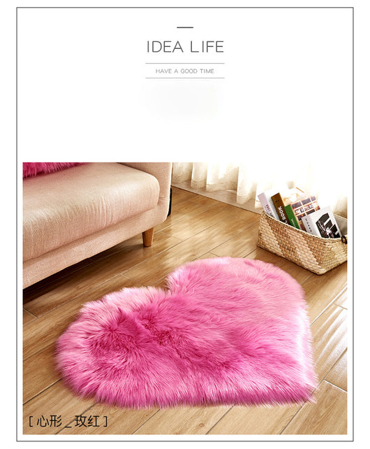 Tapete Corazón Antideslizante Decorativo - Estilo Femenino y Acogedor - Image 16