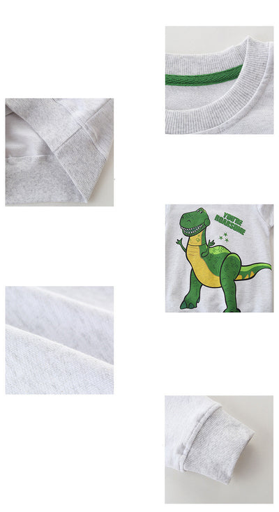 Sudadera Infantil de Algodón con Estampado de Dinosaurios - Image 9