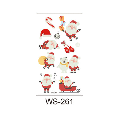 Tatuaje Luminoso Navideño Papá Noel Brillante - Image 25