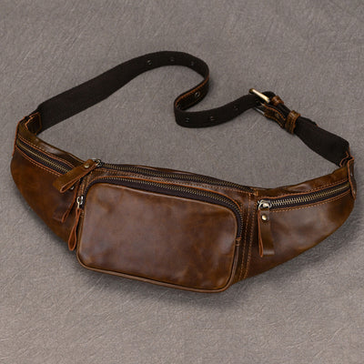Bolsa Mensajero de Cuero para Hombre - Diseño Minimalista y Funcional - Image 14