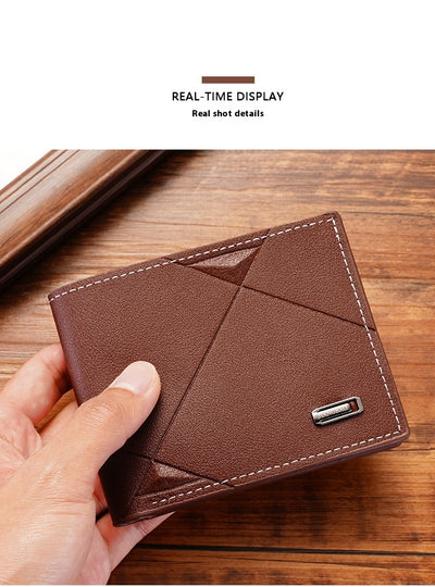 Billetera Delgada para Hombre con Múltiples Compartimentos - Cuero Suave Plegable - Image 12
