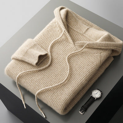Suéter de Cachemira con Capucha para Otoño e Invierno - Image 3